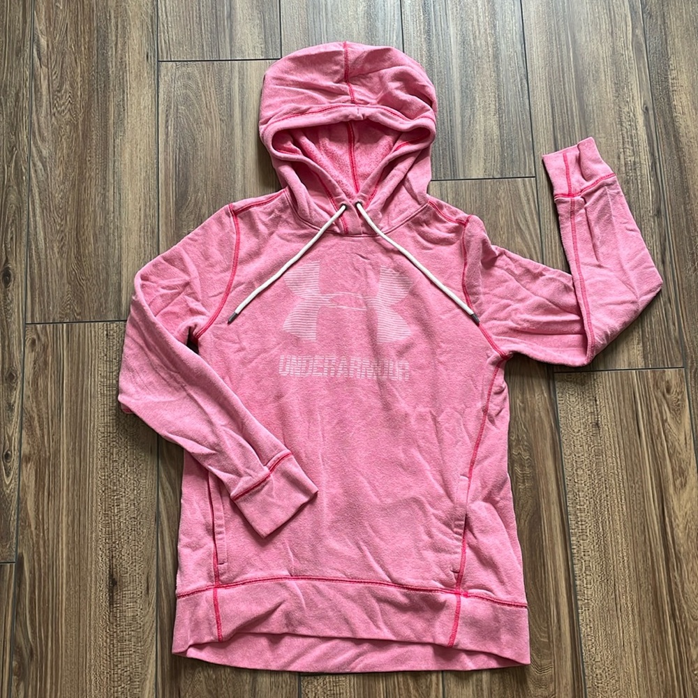 Pink Under Armour Hoodie - Loose Fit